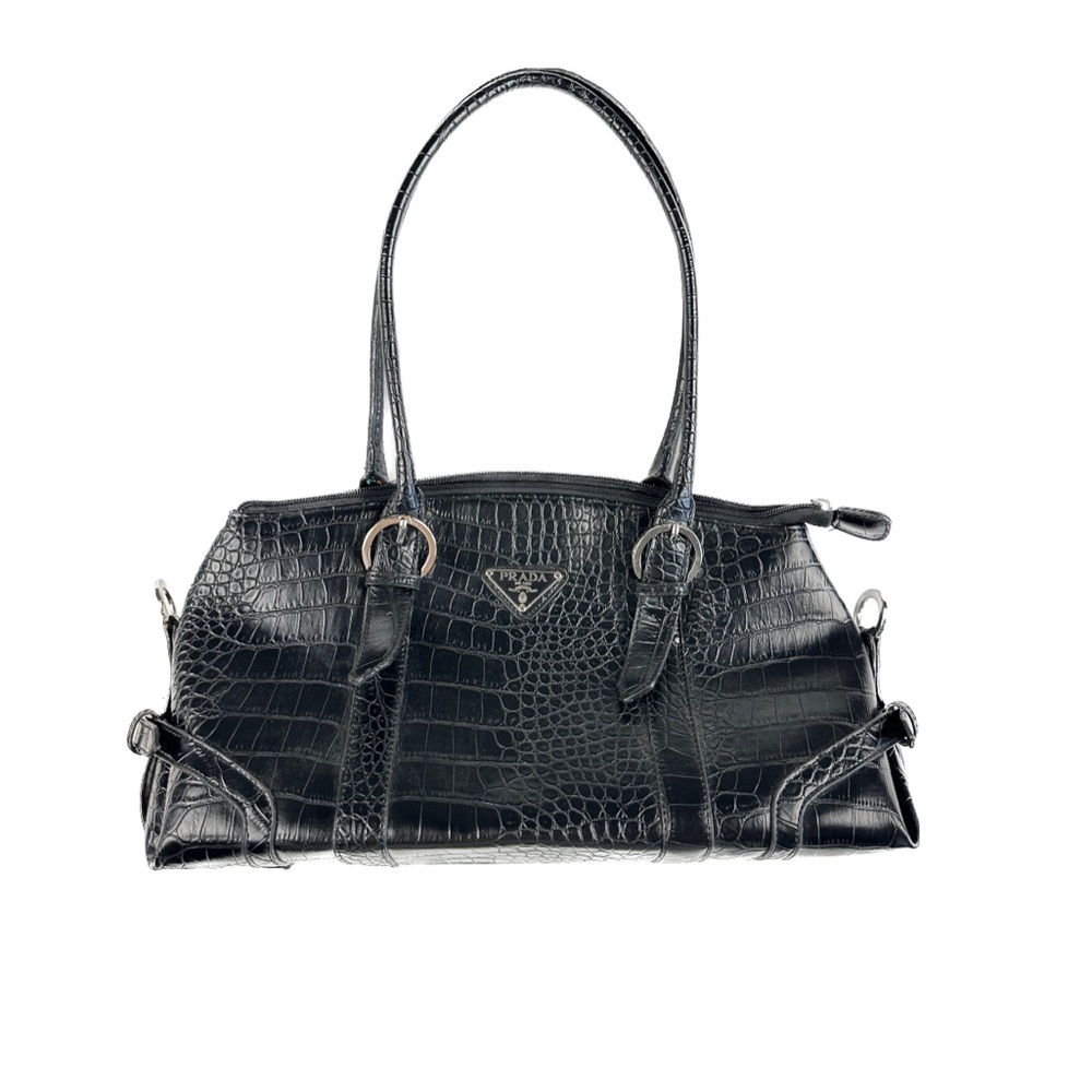 Black  P R A D A  Bag